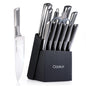 Kitchen Knife Set, 15 Piece Knife Sets with Block