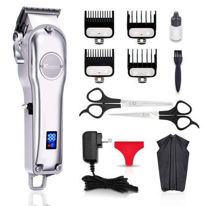 Men's Hair Trimmer 3 in 1 Cordless Hair Clipper USB Rechargeable