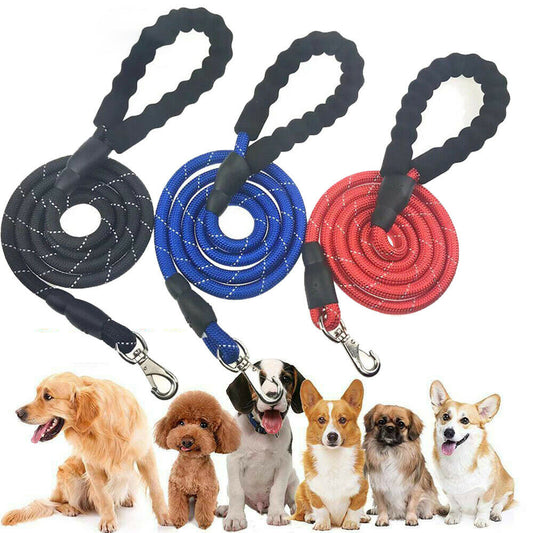 Heavy Duty Dog Leash - Reflective