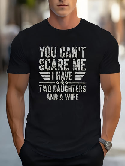 You Can Scare Me Printed Men's Novel T-shirt