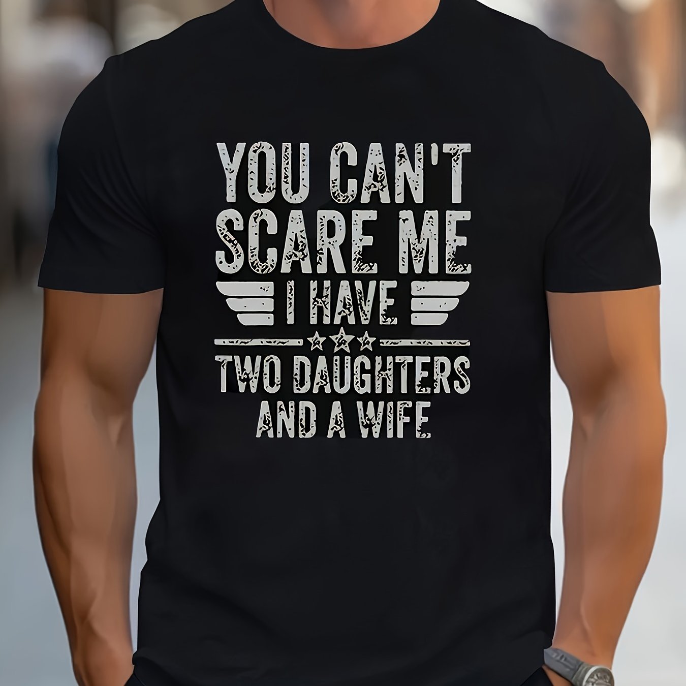 You Can Scare Me Printed Men's Novel T-shirt